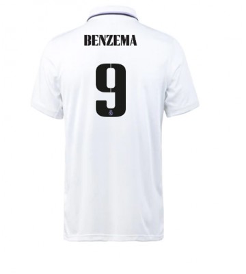 Real Madrid Karim Benzema #9 Hjemmedrakt 2022-23 Kortermet